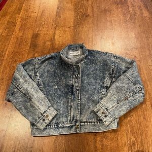 Ruth Douglas Vintage Acid Wash Jean Jacket